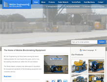 Tablet Screenshot of mcgirrengineering.com